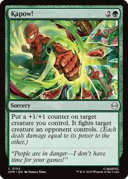 MTG Kapow! [Marvel's Spider-Man] Foil Near Mint Magic - Image 1