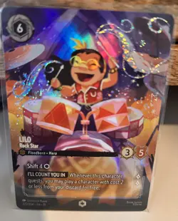 Lilo - Rock Star 223/204 Enchanted Disney Lorcana English Card - Image 1