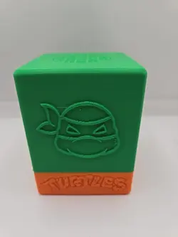 Teenage Mutant Ninja Turtles deck box - holds 100 sleeved cards - TMNT Magic mtg - Image 1