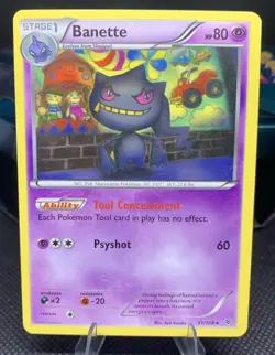Banette 31/108 Reverse Holo Rare XY - Roaring Skies Pokemon Card HP - Image 1