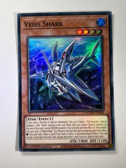 Veiss Shark MZMU-EN034 Super Rare 1st Edition YuGiOh Card NM - Image 1
