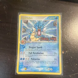 Pokemon Gyarados 8/107 EX Deoxys 2005 Holo Rare Reverse Holo Dragon Spark Card - Image 1
