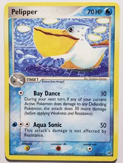 Pelipper 21/107 VLP / NM - EX Deoxys Pokemon Card - Tomokazu Komiya Art - Image 1