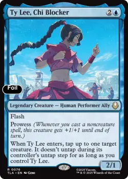 Ty Lee, Chi Blocker Foil 76 Avatar: The Last Airbender NM EN - Image 1