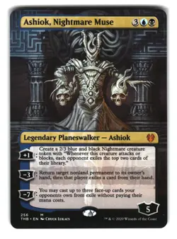 Ashiok, Nightmare Muse (Borderless) M Theros Beyond Death 256 NM - Image 1