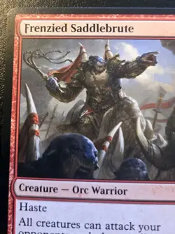Frenzied Saddlebrute 180/361 Uncommon Commander Legends Magic: The Gathering - Image 2