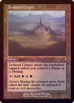 MTG Dominaria Remastered - Isolated Chapel (Retro Foil) - Image 1
