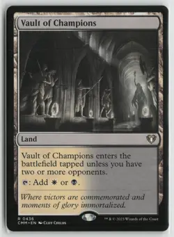 Vault of Champions Lightly Played 436 Commander Masters MTG - Image 1