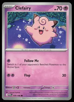 Clefairy 030/088 Common Perfect Order Pokemon Near Mint - Image 1