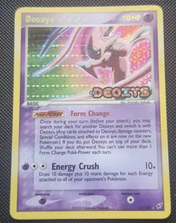 Pokemon TCG Deoxys (Attack Form) 17/107 EX Deoxys Reverse Holo Rare Eng 2005 - Image 1