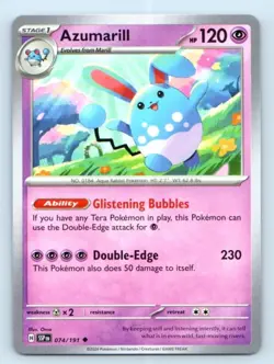 Azumarill 074/191 ~ Uncommon English Near Mint Pokemon TCG - Image 5