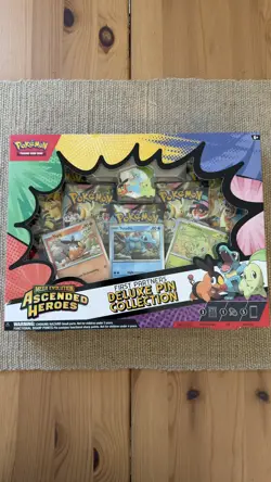 Ascended Heroes First Partners Deluxe Pin Collection Brand New Pokemon TCG - Image 1