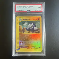 Pokemon Poliwrath Skyridge #26/144 Reverse Holo PSA 9 2003 English - Image 1