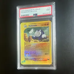 Pokemon Poliwrath Skyridge #26/144 Reverse Holo PSA 9 2003 English - Image 3