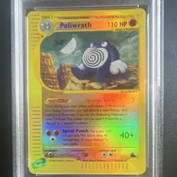 Pokemon Poliwrath Skyridge #26/144 Reverse Holo PSA 9 2003 English - Image 4