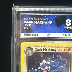 Dark Machamp 10/82 Holo Team Rocket Pokemon TCG ACE 8 - Image 2