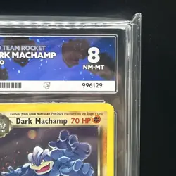 Dark Machamp 10/82 Holo Team Rocket Pokemon TCG ACE 8 - Image 3