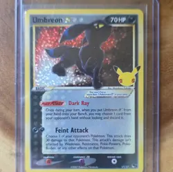 Pokemon TCG Umbreon 17/17 POP Series 5 Holo Rare EN 70 HP 2007 - Image 1