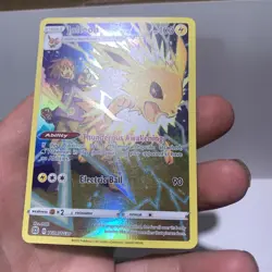 2022 Pokemon SWSH Brilliant Stars Jolteon Trainer Gallery Holo #TG04/TG30 - Image 4