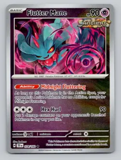 Flutter Mane 78/162 Rare Deck Exclusives Pokemon Near Mint - Image 1