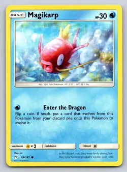Magikarp 29/181 Common Team Up Pokemon Near Mint - Image 1