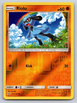 Riolu 115/236 Common Unified Minds Pokemon Reverse Holo Near Mint - Image 1