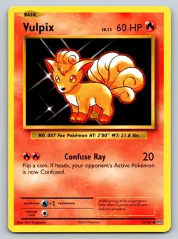 Vulpix 14/108 Common Evolutions Pokemon Near Mint - Image 1
