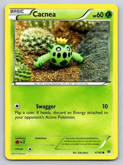 Cacnea 4/162 Common BREAKthrough Pokemon Lightly Played - Image 1