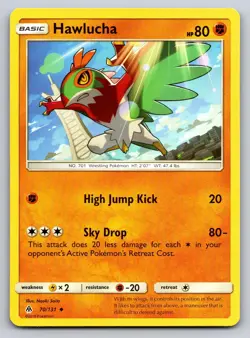 Hawlucha 70/131 Uncommon Forbidden Light Pokemon Near Mint - Image 1