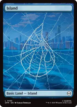 MTG Island (0190) [Marvel's Spider-Man] Foil Near Mint Magic - Image 1