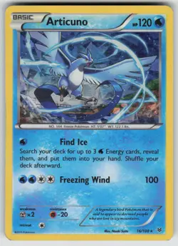 Articuno XY Roaring Skies 16/108 Cracked Ice Holo Rare Deck Exclusive Pokemon MP - Image 1