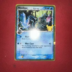 Pokemon Mimikyu TCG SWSH136 Celebrations Black Star Promo - Image 1