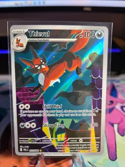 Thievul 092/084 Illustration Rare IR Pokemon Pitch Black ME05 - Image 1