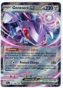 Genesect ex Double Rare SV: Black Bolt 067/086 NM Pokemon TCG - Image 1