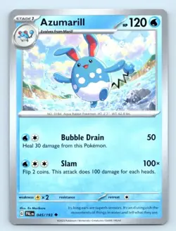Pokemon TCG Azumarill 045/193 Uncommon English Near Mint - Image 1
