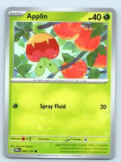 Applin 009/131 ~ Common English Near Mint Pokemon TCG - Image 1