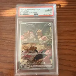 Pokemon 2025 Spearow 151/132 Illustration Rare Mega Evolution GEM MINT PSA 10 - Image 1