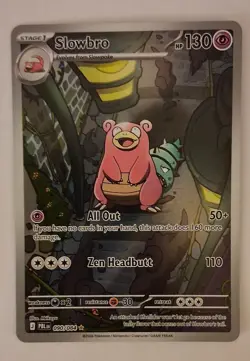 Slowbro 090/084 Me05: Pitch Black Holo. Illustration Rare. Nrmt/Mt. Pokemon - Image 1