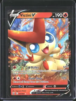 Victini V 021/163 Holo V Rare Battle Styles Pokemon NM/M - Image 1