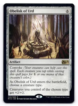 Obelisk of Urd LP Core Set 2015 (M15) 222/269 MTG Regular - Image 1