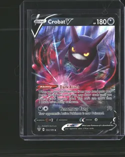 Crobat V 104/189 Holo V Rare Darkness Ablaze Pokemon NM/M - Image 1