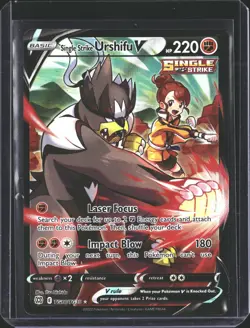 Single Strike Urshifu V TG18/TG30 Holo Brilliant Stars Trainer Gallery NM/M - Image 1