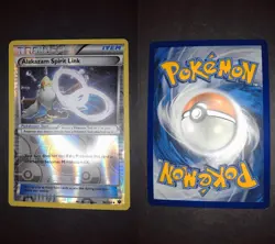 Alakazam Spirit Link 90/124 Uncommon Fates Collide Pokemon Reverse Holo LP - Image 1