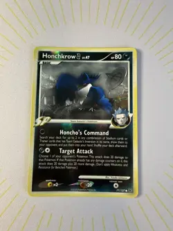 Honchkrow 77/127 - Pokemon Platinum - Reverse Holo Rare - LP ✨ - Image 2