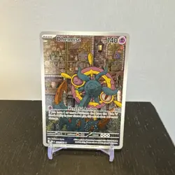 POKEMON - DHELMISE - 091/084 ILLUSTRATION RARE HOLO PITCH BLACK - NEW - Image 1