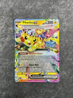 Pikachu ex 057/217 Me: Ascended Heroes Holo Full Art Double Rare Pokemon MINT Mt - Image 1