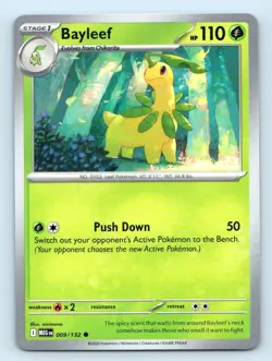 Bayleef 009/132 Common English Near Mint Pokemon TCG - Image 1