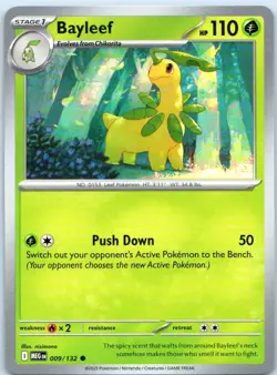 Bayleef 009/132 Common English Near Mint Pokemon TCG - Image 3