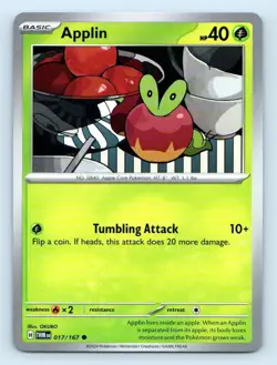 Applin 017/167 Common English Near Mint Pokemon TCG - Image 1