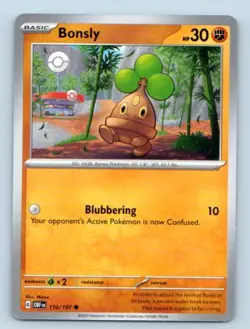 Bonsly 110/197 ~ Common English Near Mint Pokemon TCG - Image 3